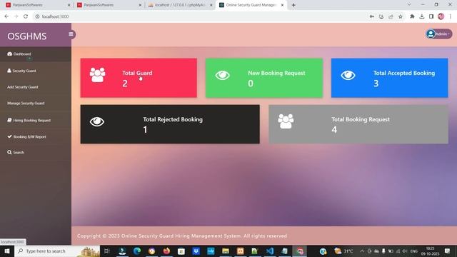 Security Guard Hiring Management System using ReactJS, NodeJS and MYSQL смотреть онлайн