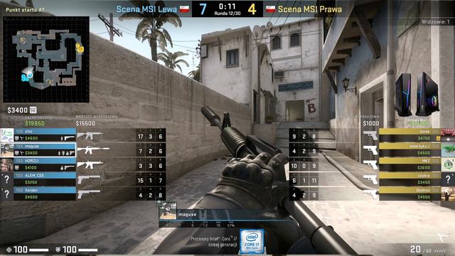 Mecz publiczności w CS:GO na scenie MSI IEM EXPO 2019 смотреть онлайн