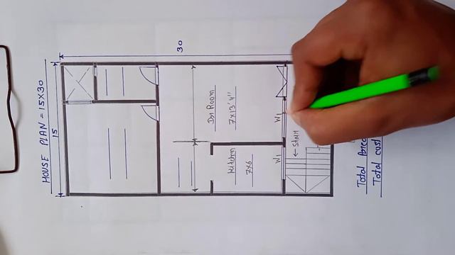 15×30 house design||50 gaj me ghar|| 450 Sqft home design||15*30 home design смотреть онлайн