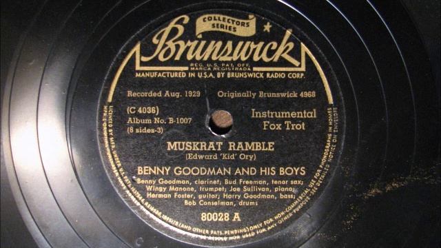 MUSKRAT RAMBLE by Benny Goodman and his Boys 1929 смотреть онлайн