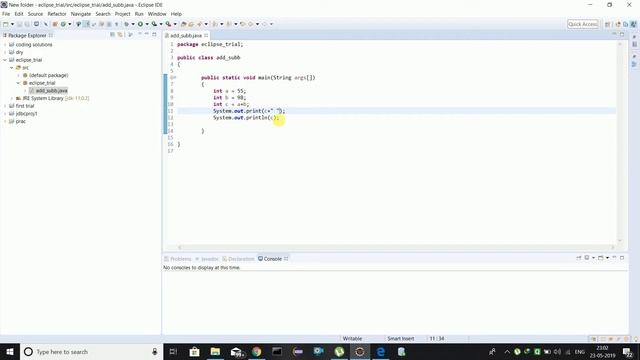 Addition Subtraction in Java Eclipse | User Input Scanner Class | 100% working | Like Subscribe | смотреть онлайн