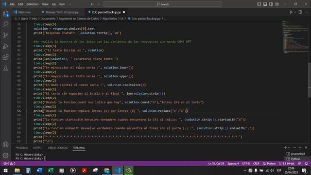Uso de API Key de ChatGPT con Python смотреть онлайн