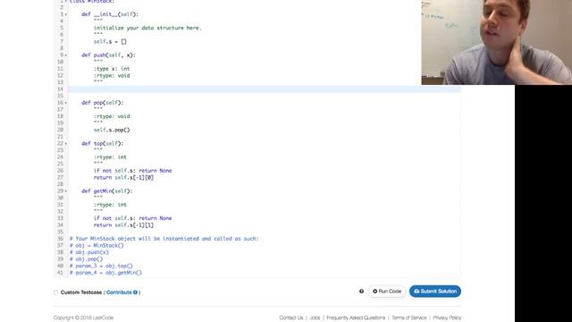 Min Stack (Leetcode #155) смотреть онлайн