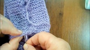 ободок(вязание косы спицами)