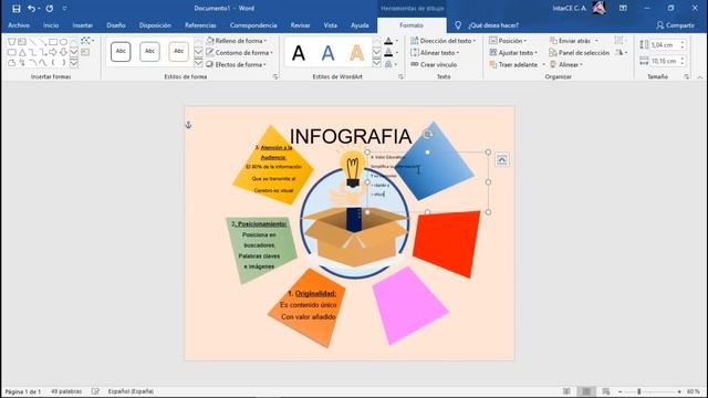CÓMO HACER UNA INFOGRAFÍA EN WORD ✅ EN 5 MINUTOS✨ смотреть онлайн