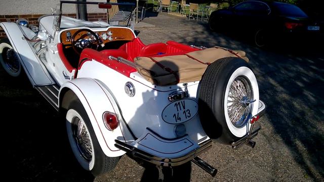 1929 Mercedes-Benz SSK Roadster Replica "Gazelle" 7.5.2016 смотреть онлайн