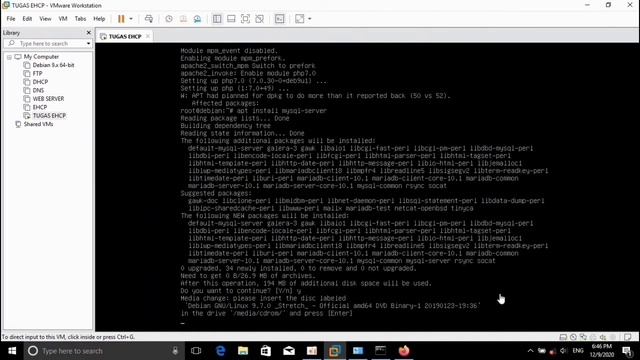 INSTALASI EHCP DEBIAN 9 смотреть онлайн