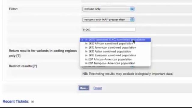 Analyse your Sequence Variants with the VEP (Web Interface) смотреть онлайн