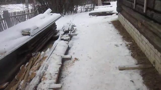 Конопатка старого рубленного дома. смотреть онлайн