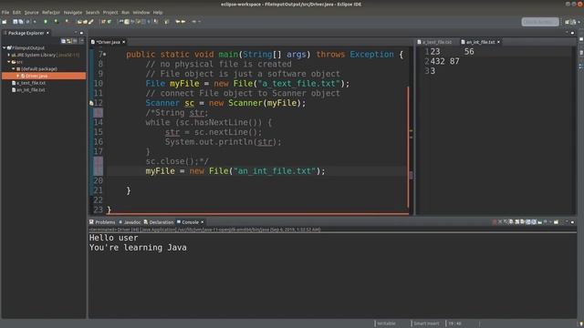 File input and output - Basic Java Fast (38) смотреть онлайн