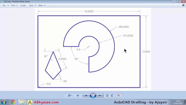Day - 14 - 32 - Exercise – 11 and 12 in AutoCAD Drafting смотреть онлайн