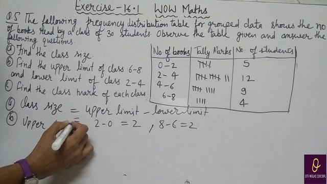 Exercise 16.1 SOLUTION Class #8th WOW maths #Chapter Data Handling смотреть онлайн