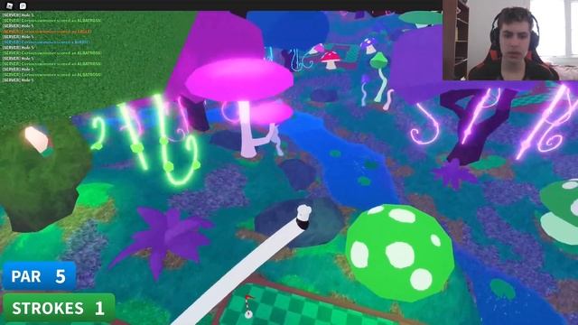Getting 9 STROKES on Grove! | Roblox Super Golf смотреть онлайн