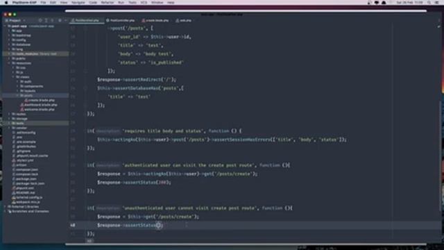 #5 Test The Post Create Form | Laravel TDD Tutorial | Laravel Tutorial For Beginners смотреть онлайн