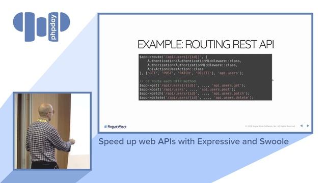 Enrico Zimuel - Speed up web APIs with Expressive and Swoole - phpday 2018 смотреть онлайн