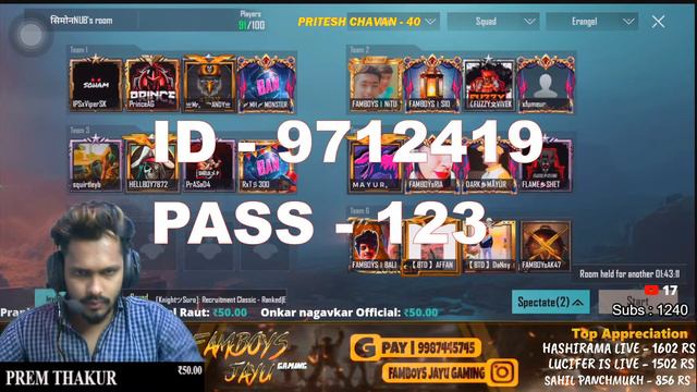 UNLIMITED CUSTOMS | FREE PUBG CUSTOMS LIVE | PUBG MOBILE LIVE | iPhone XR | ROAD TO 1.3K смотреть онлайн