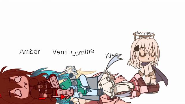 Dancing for a while || trend? || with my original oc with the genshin ocs || смотреть онлайн