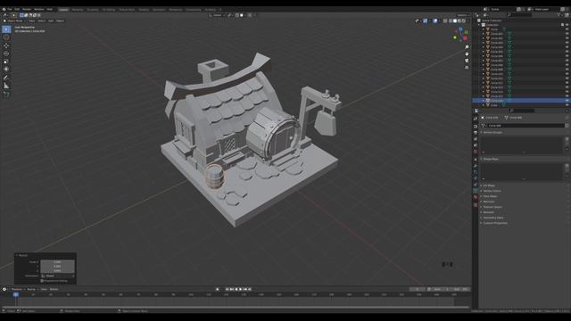Tavern House in Blender 2.92 - 3D Modeling Process | Polygon Runway смотреть онлайн