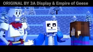 Сильнее чем ты|Stronger than you|Русская версия|Rus Cover|Undertale Minecraft Animation|Версия Фрис