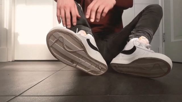 New Nike Blazers after a long day at work смотреть онлайн