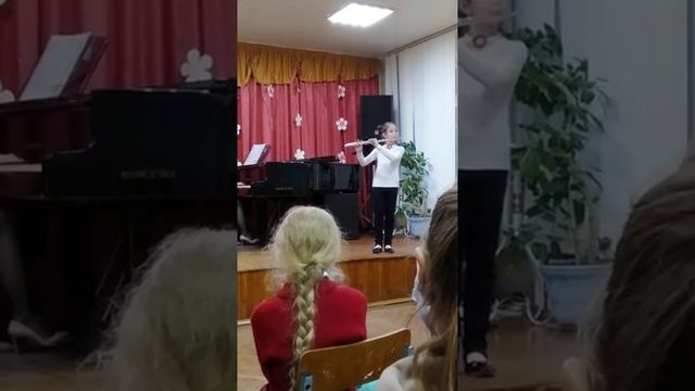 "Старинный танец" Я. Дюссек, флейта смотреть онлайн