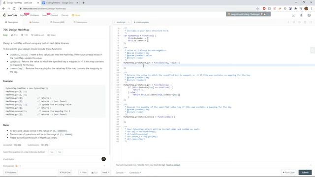 LeetCode 706: Design HashMap смотреть онлайн