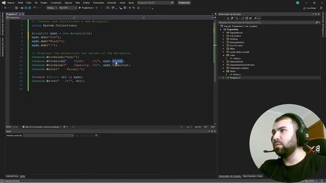 TRABALHANDO COM ARRAYLIST EM C# - AULA 24 DA MARATONA C# смотреть онлайн