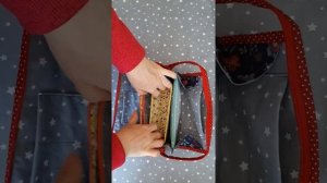 Сшить Косметичку органайзер с тремя отделами своими руками.