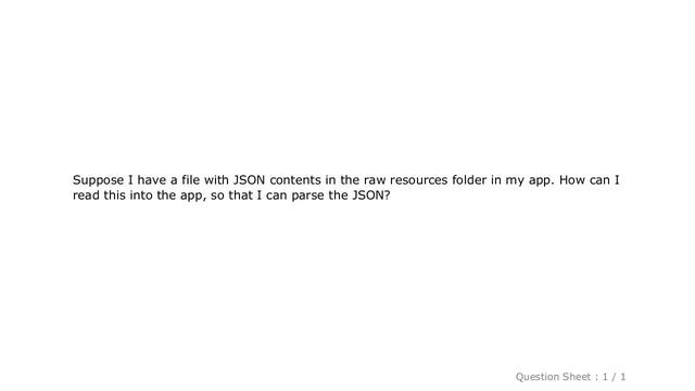 Android : Using JSON File in Android App Resources смотреть онлайн