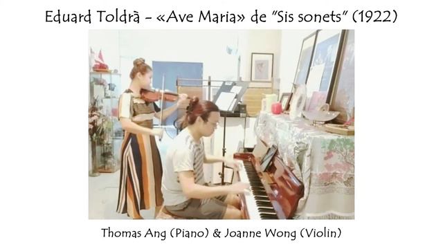 Eduard Toldrà - «Ave Maria» de "Sis sonets" (1922) смотреть онлайн