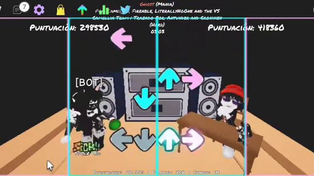 JUGANDO GHOST CON MUCHO LAG PRIMERA VEZ - Facuns - FF - Funky Friday Roblox смотреть онлайн