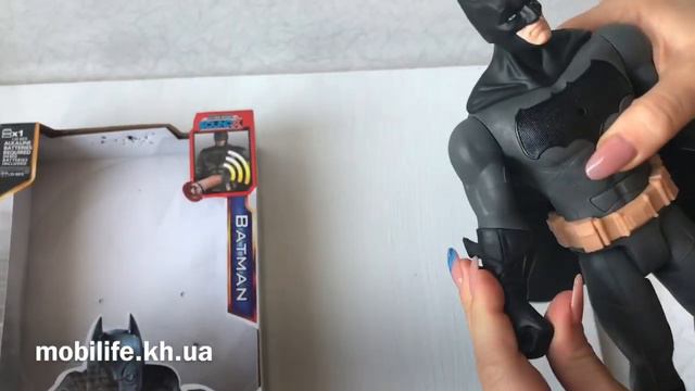 Большая Фигурка Batman Marvel 29см/Тканевый Плащ/Подвижный/Звуковой Эффект/ смотреть онлайн