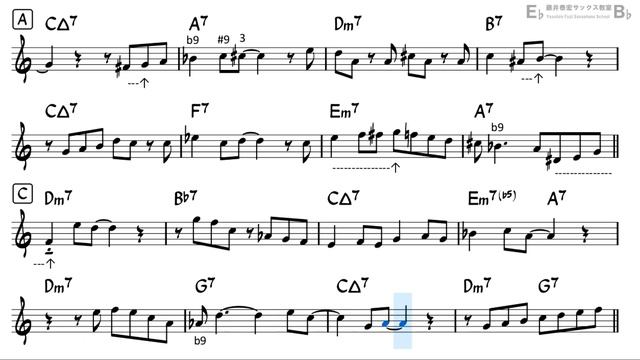 It Could Happen To You - Easy Solo Example for Alto Sax (Take-2) смотреть онлайн