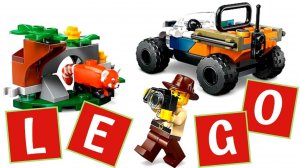 LEGO City 60424 Исследователь джунглей миссия Красная панда Обзор набора лего сити