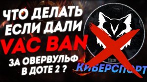 VAC-BAN DOTA 2 КАК СНЯТЬ БАН ???  ЗАБАНИЛИ В ДОТА 2 - ЭТО НЕ КОНЕЦ over+ скинченжер овервульф 2024