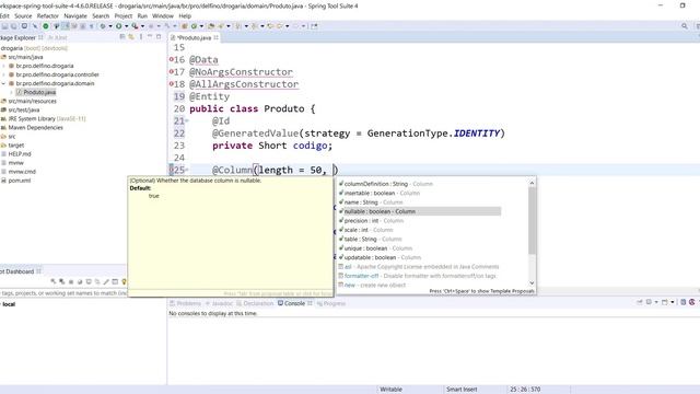 [Desenvolvimento Back-end em Java com Spring] 23 - Anotações da Entidade смотреть онлайн