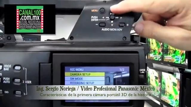 Cámara Panasonic 3D, primera 3D digital portátil de la historia con lentes gemelos incluidos смотреть онлайн