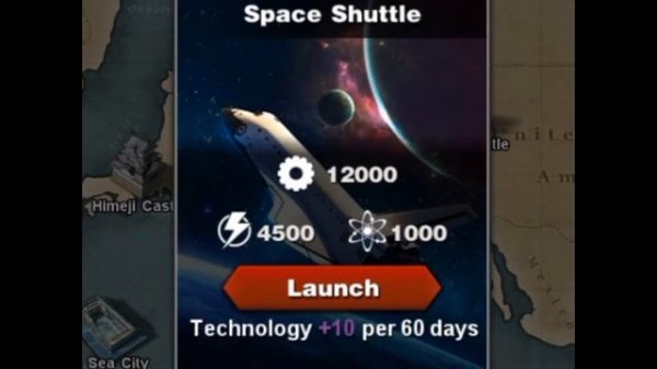 World Conqueror 3 - Lauching the Space Shuttle [HD]