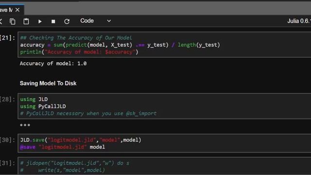 How to Save Machine Learning Model In Julia смотреть онлайн