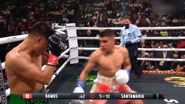 Luke Santamaria Beaten Badly - JESUS RAMOS vs LUKE SANTAMARIA Highlights смотреть онлайн