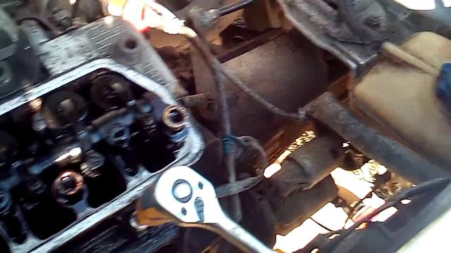 Ремонт головки блока цилиндров Skoda Felicia 1.3 в поле. Часть 11 / Skoda Felicia 1.3 cylinder head смотреть онлайн