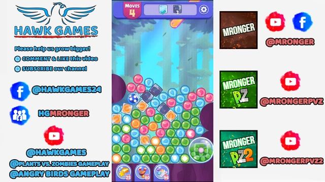 Angry Birds Dream Blast Level 1000 Extreme - Walkthrough, No Boosters смотреть онлайн