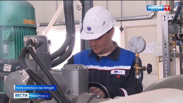 Первую в городе насосную станцию нового поколения сдали в эксплуатацию в Комсомольске-на-Амуре смотреть онлайн