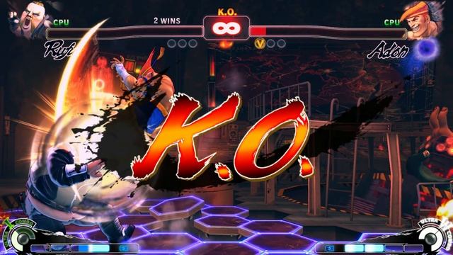 RUFUS VS ADON | CPU VS CPU Ultra Street Fighter IV (Hardest AI) смотреть онлайн