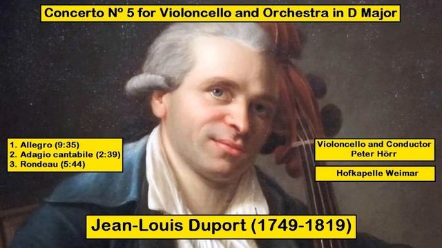 Jean-Louis Duport (1749-1819) - Concerto Nº 5 for Violoncello and Orchestra in D Major смотреть онлайн