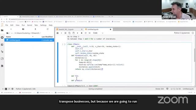 K-Means Clustering From Scratch With Python - Dr. Yasin Ceran смотреть онлайн