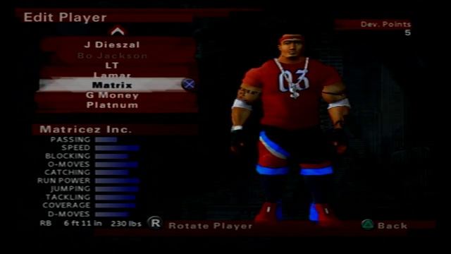 NFL Street 2 My Team! PS2 смотреть онлайн