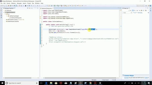 Java code to print current date and time - Tutorial 8 смотреть онлайн
