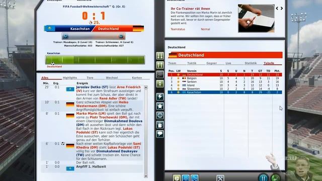 Let's Play Fussball Manager 2010 #038 [GERMAN] Letztes Spiel in der WM-Qualifikation смотреть онлайн