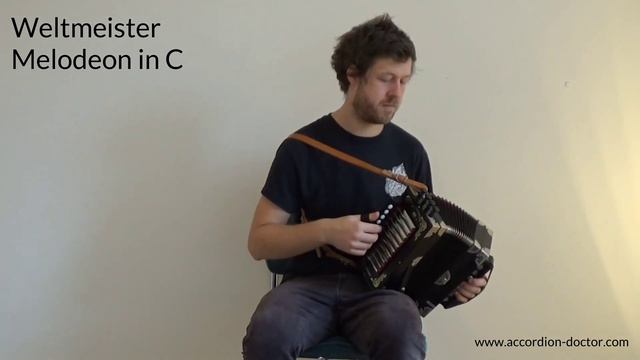 Weltmeister 1-row 4-stop Melodeon in C - Accordion Doctor смотреть онлайн
